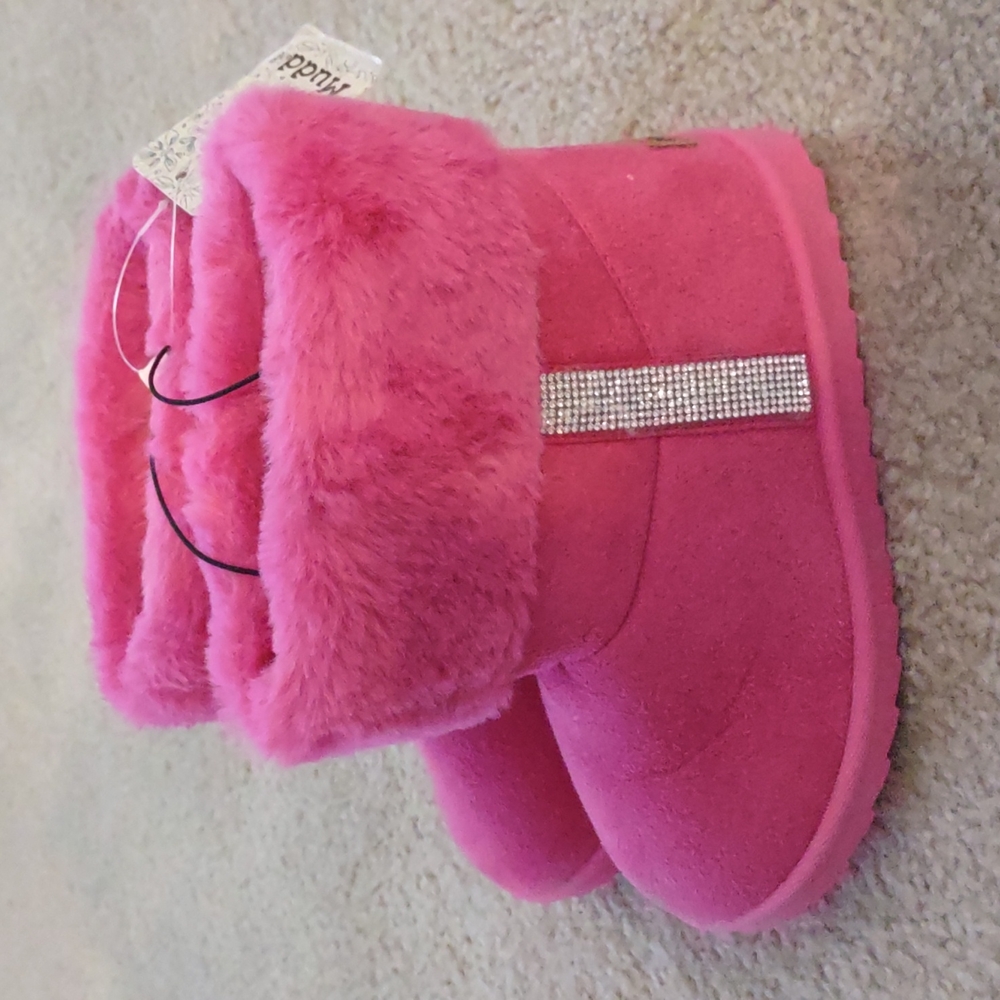 Mudd Faux Fir Boots